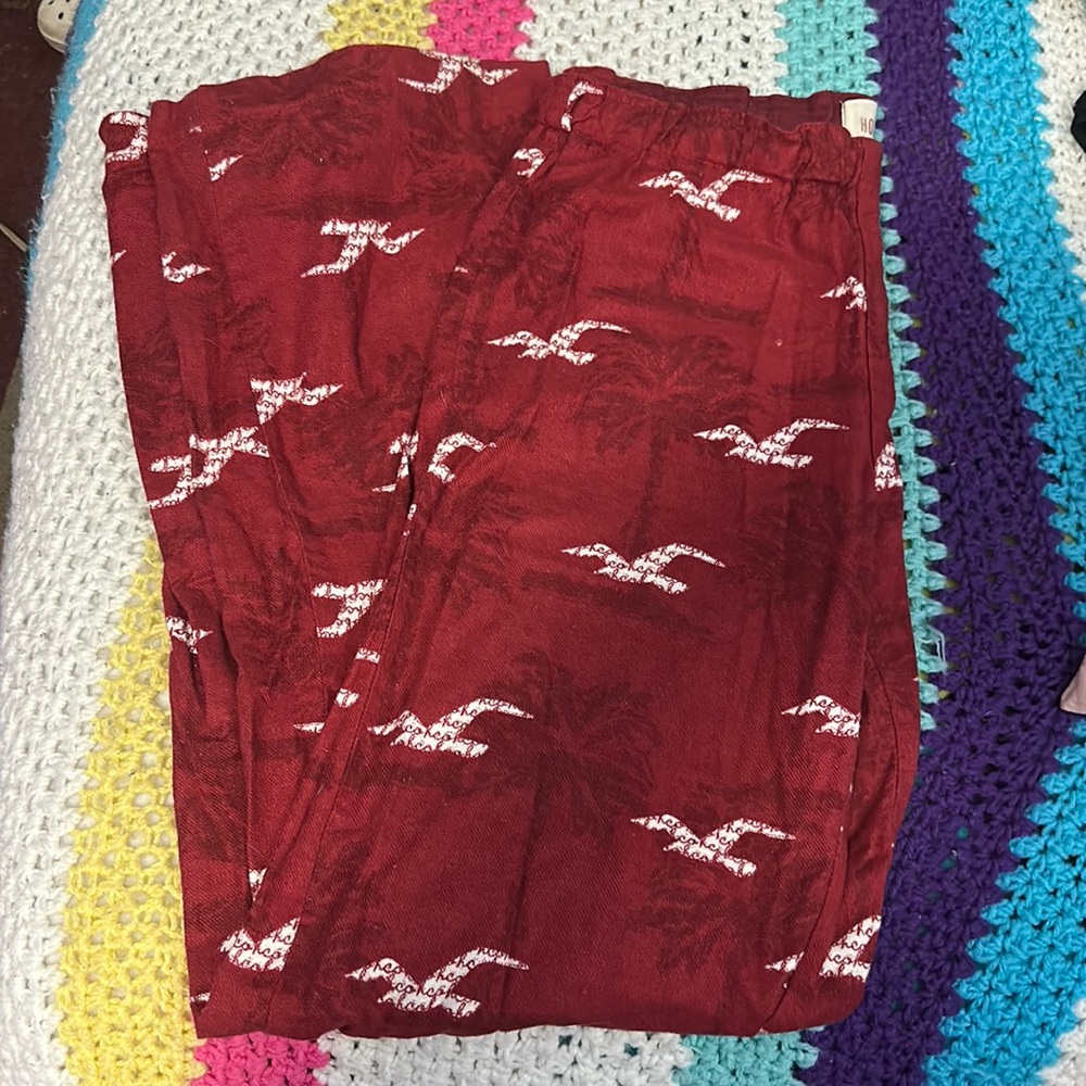 Hollister logo pajama pants sz M - Picture 3 of 4